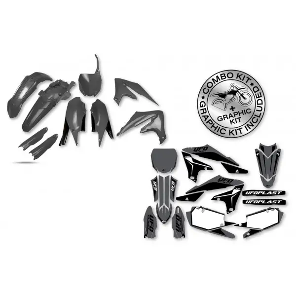 Plastic kit decals Ufo Stokes Yamaha Gray YZ