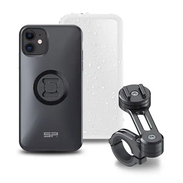 SP Connect SP MOTO BUNDLE Handlebar smartphone holder support + cover and waterproof protection for IPHONE 11-XR