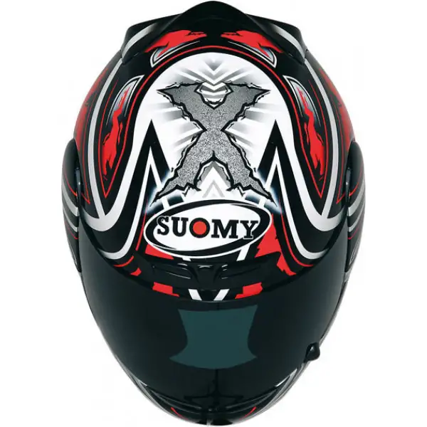 Suomy Apex Steely red full-face helmet