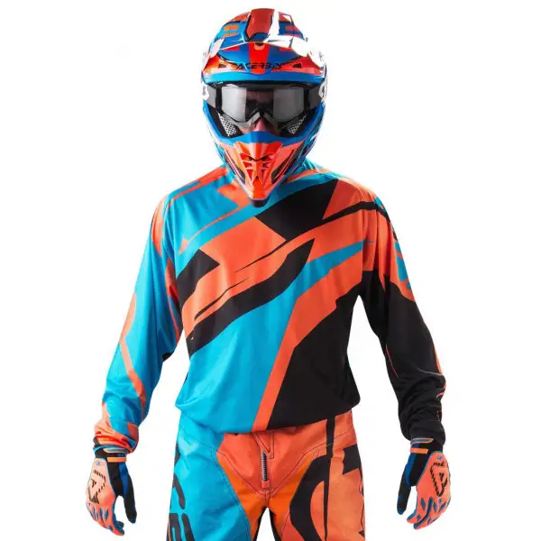 Acerbis Profile MX17 cross jersey Blue Orange Black