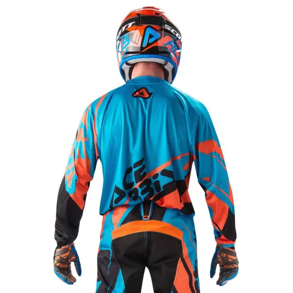 Acerbis Profile MX17 cross jersey Blue Orange Black