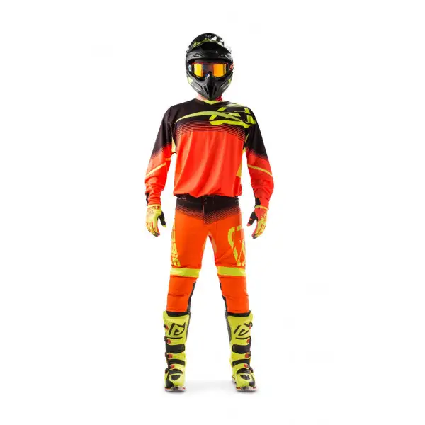 Acerbis X-Flex MX17 cross jersey Orange Yellow Black