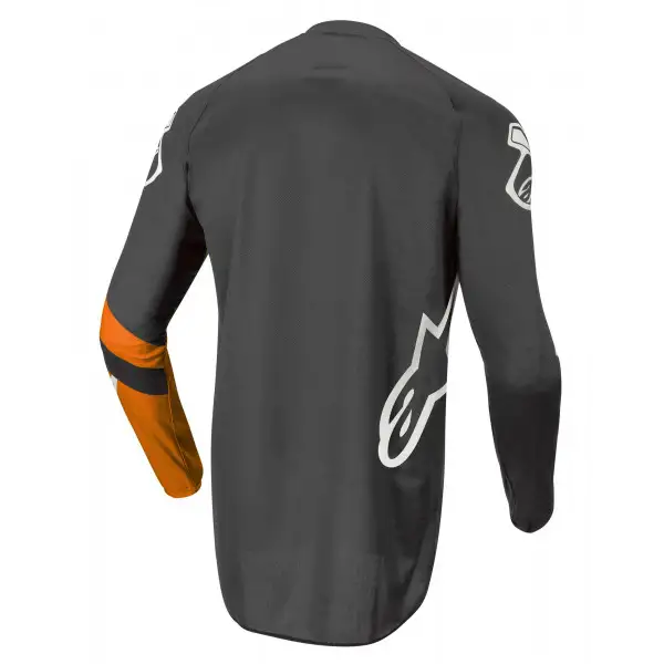 Alpinestars FLUID CHASER cross jersey Anthracite Coral Fluo