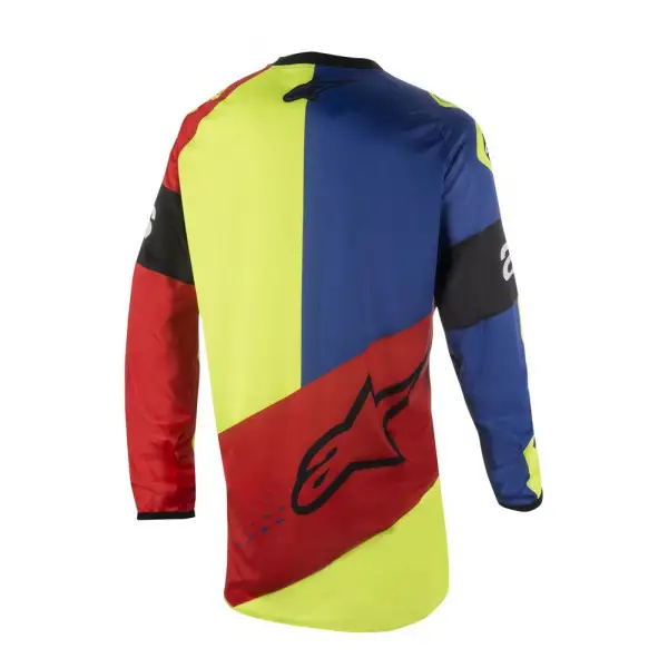 Alpinestars Racer Flagship Jersey Red Yellow Fluo Blue