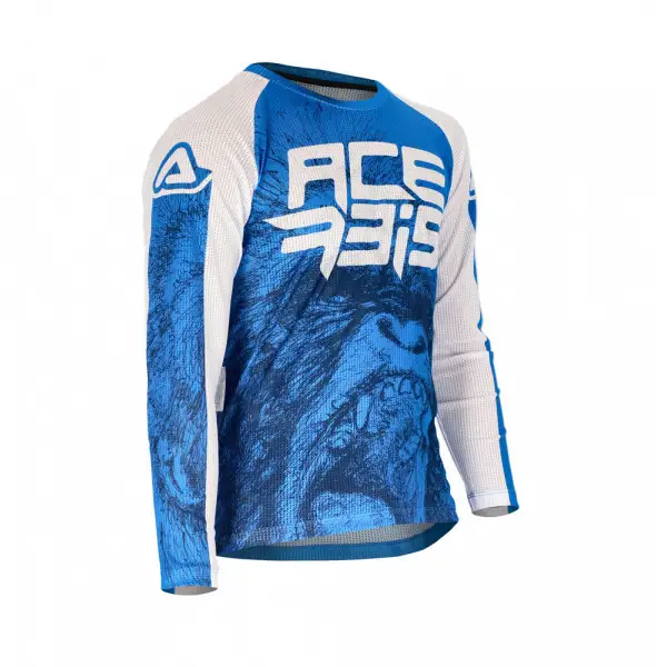 Acerbis J-WINDY TWO KID VENT Child's Cross Jersey Blue White