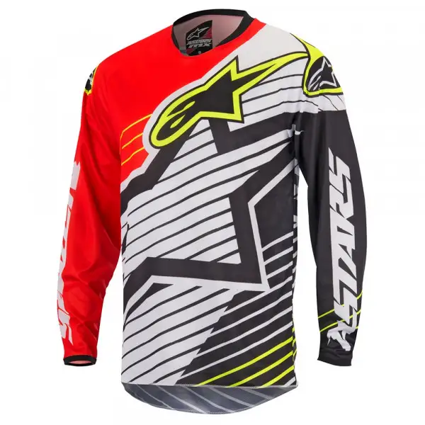 Alpinestars Youth Racer Braap jersey red white black