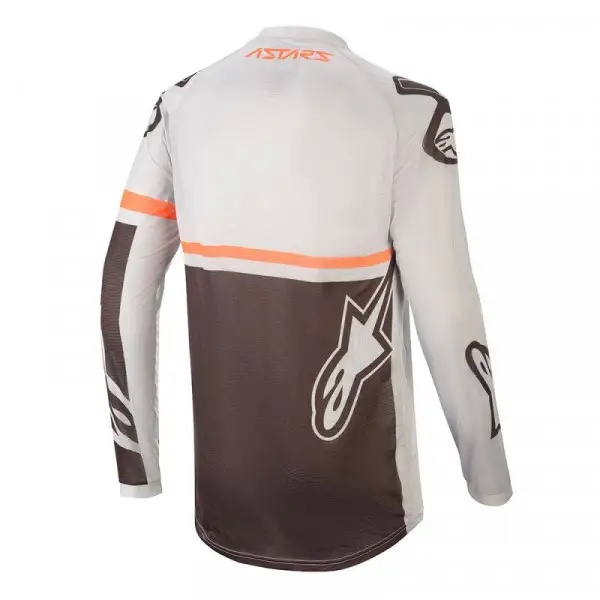 Alpinestars YOUTH RACER COMPASS kid cross jersey Light Gray Black