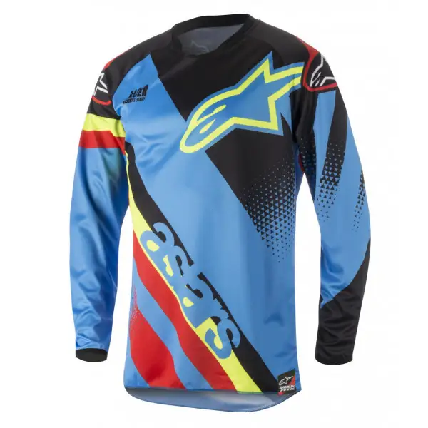 Alpinestars cross child jersey outh Racer Supermatic light blue black red