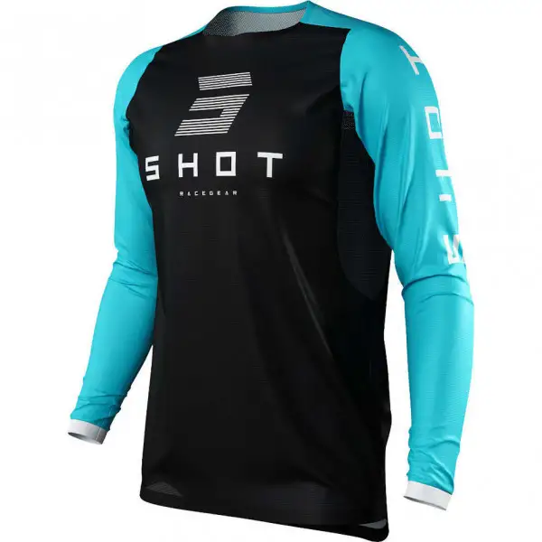 Shot CONTACT SHELLY Women's MX Jersey Turquoise Black