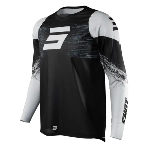 Shot RAW BURST MX Jersey Black