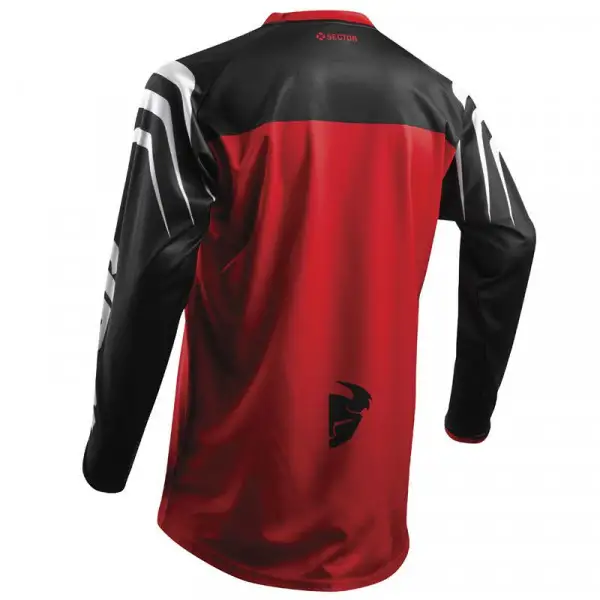 Thor Jersey cross S8 SECTOR ZONES Red