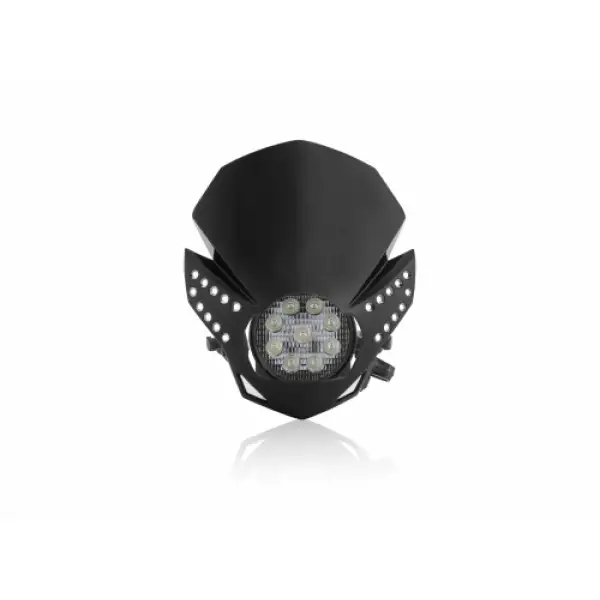Headlight holder mask Acerbis 0022772 FULMINE Black