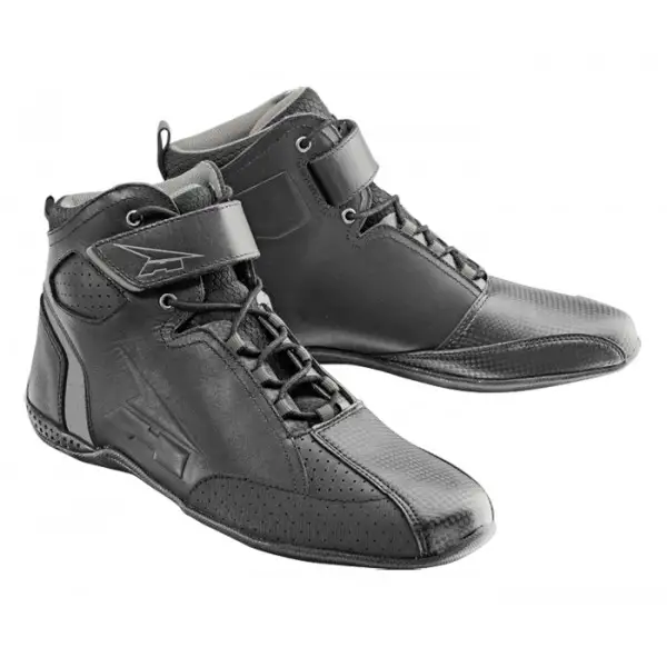 AXO Asphalt leather shoes Black Grey