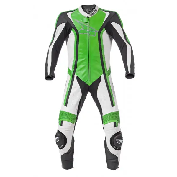 AXO Talon leather suit Green