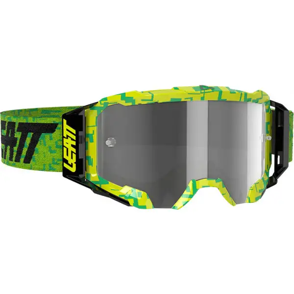 Leatt Velocity 5.5 cross goggle Neon Lime Light Grey lens