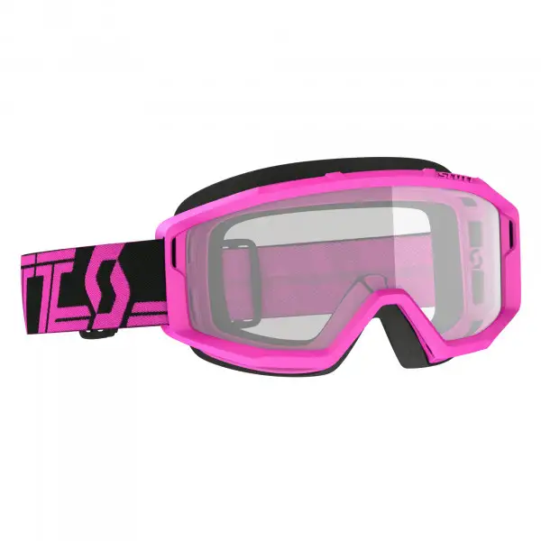 Scott Primal cross goggle clear black pink clear works