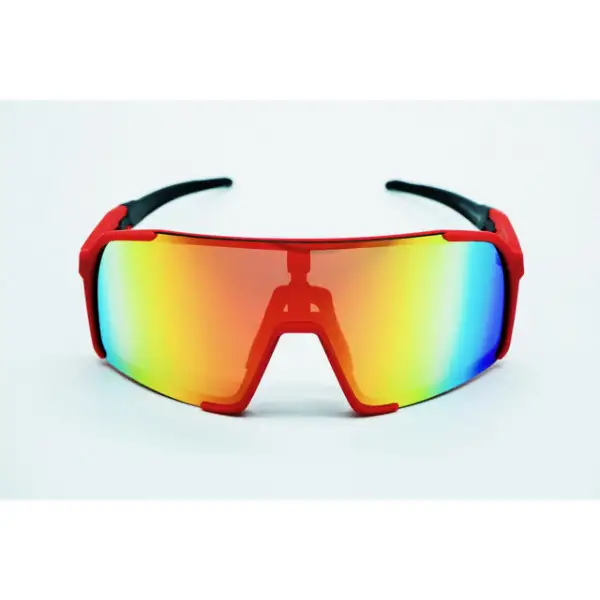 Eyerise DL-EVO11 Glasses Black red Iridium mirror lens