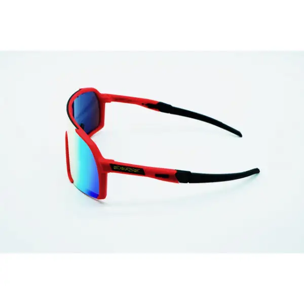 Eyerise DL-EVO11 Glasses Black red Iridium mirror lens