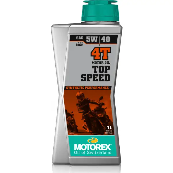 Motorex TOP SPEED 4T 5W-40 JASO MA2 motor oil 4T 1 lt