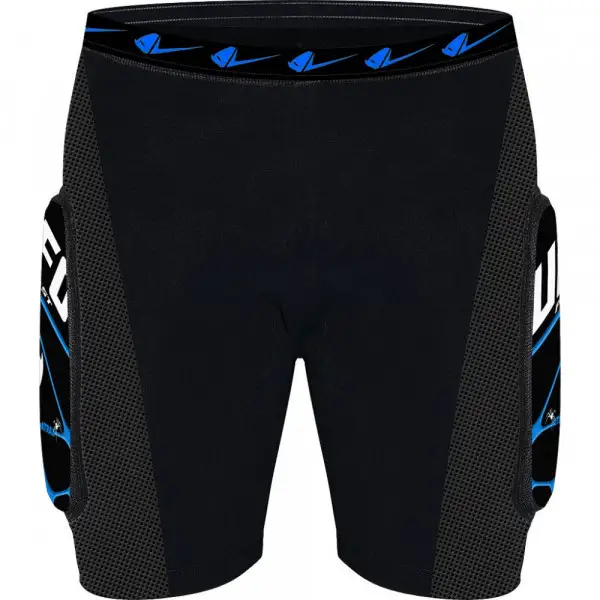 UFO Atrax Protective Shorts Black Blue
