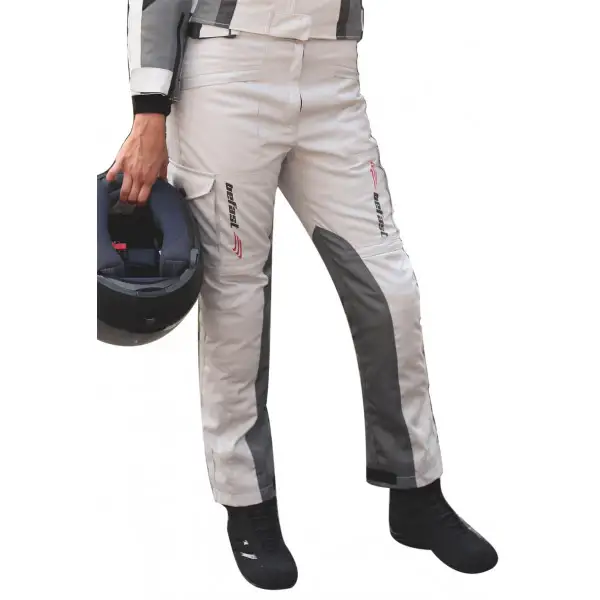 Pantaloni moto donna Befast Tuono WP Lady Grigio