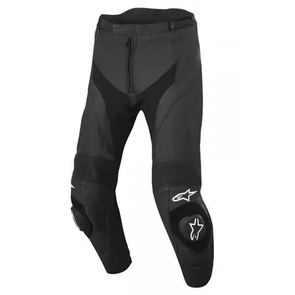 Pantaloni moto pelle Alpinestars Missile Airflow neri