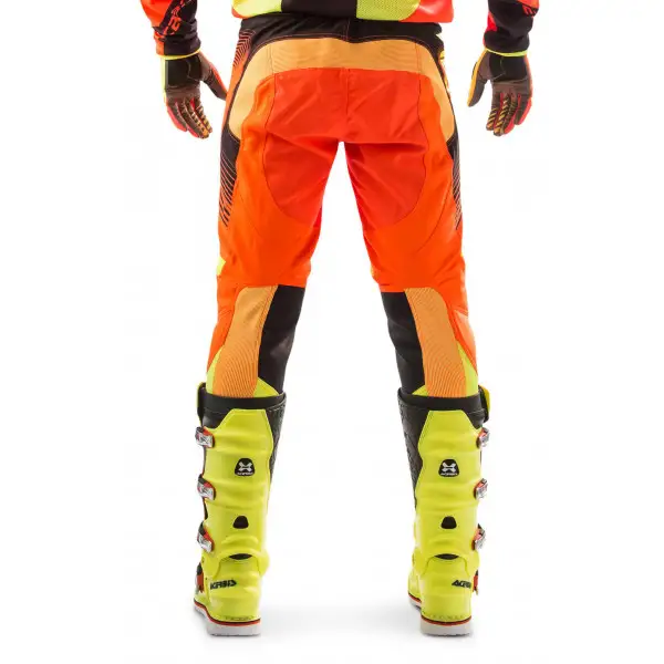 Acerbis X-Flex MX17 cross pants Orange Yellow Black
