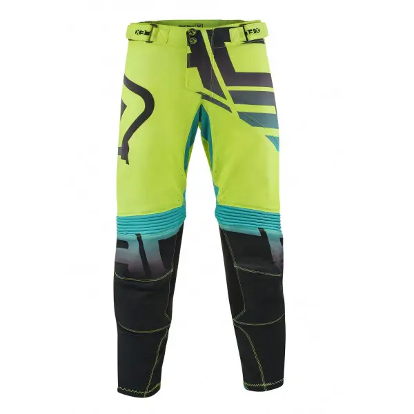 Acerbis Omega X-Flex Kid Gear cross child trousers Black Fluo Yellow