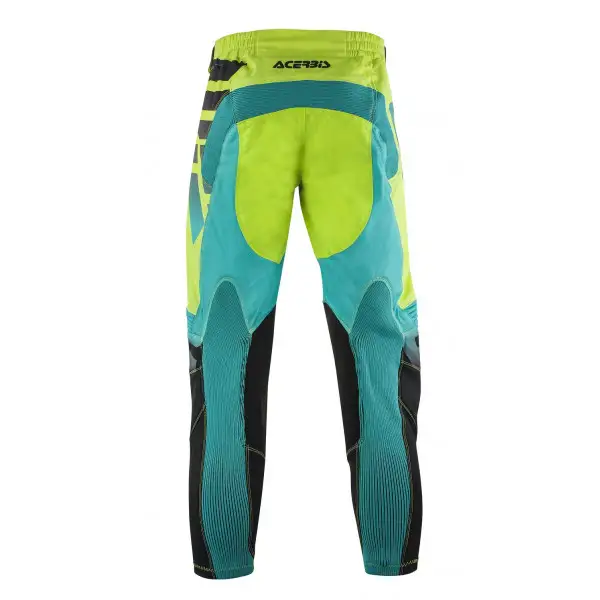 Acerbis Omega X-Flex Kid Gear cross child trousers Black Fluo Yellow