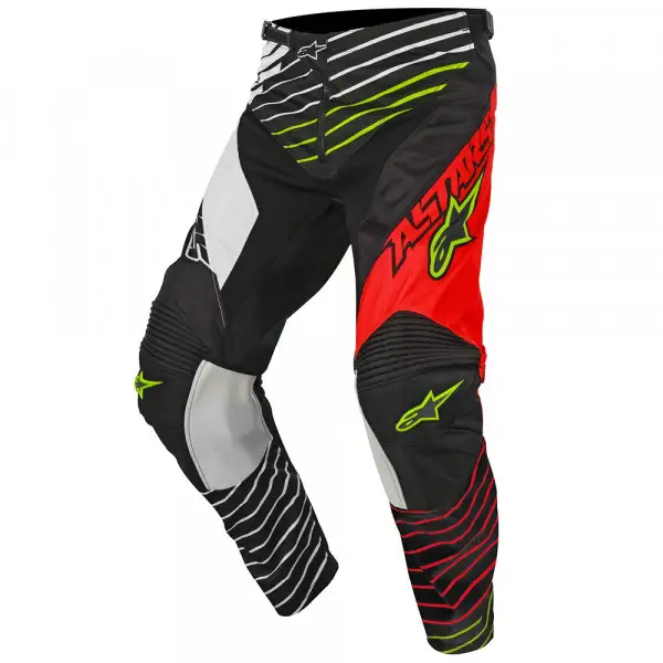 Alpinestars Youth Racer Braap pants red white black