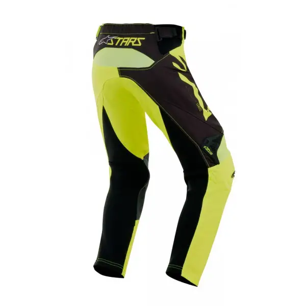 Alpinestars YOUTH RACER FACTORY Trousers Black Yellow Fluo