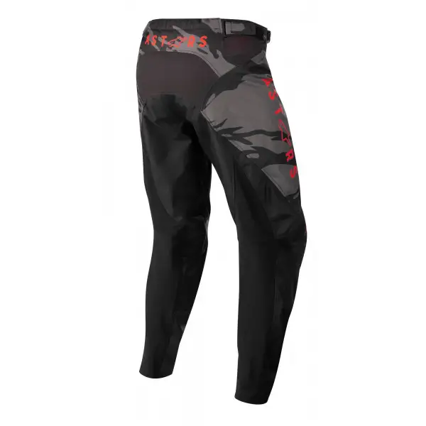 Alpinestars YOUTH RACER TACTICAL kid MX Pants Black Gray Camo Red Fluo