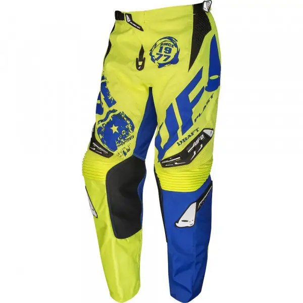 UFO Draft cross pants fluo Yellow Blue