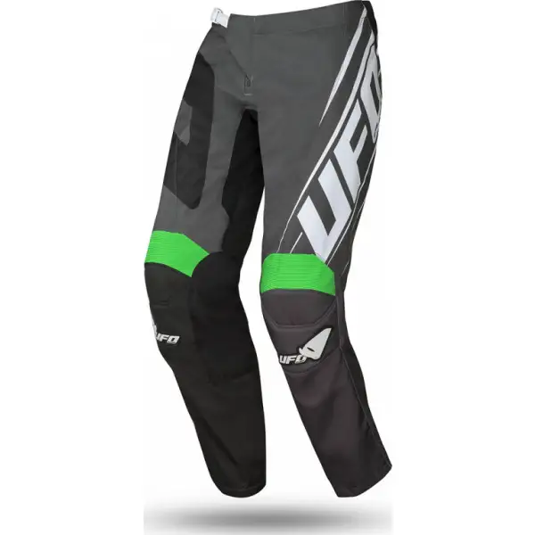 Ufo Plast VANADIUM cross pants Black Green Fluo