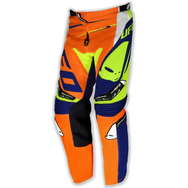 Ufo Revolt off-road pants orange blue yelòlow fluo