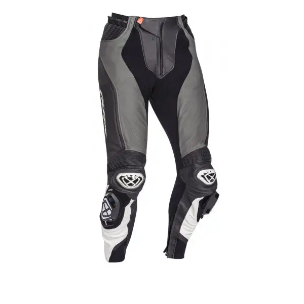 Ixon VENDETTA EVO leather pants Black Grey White