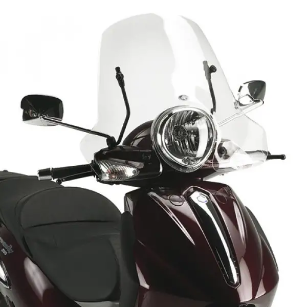 Kappa 106ak transparent windshield for Piaggio Beverly 500 e Tourer