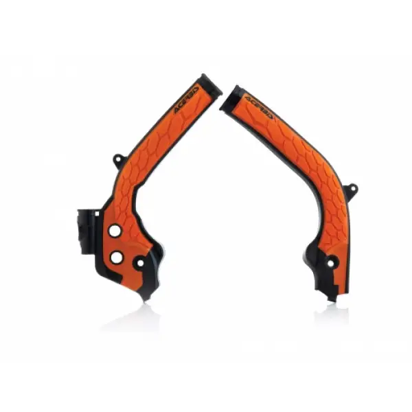 Frame protector Acerbis 0021726 X-GRIP KTM - HUSQVARNA Black Orang