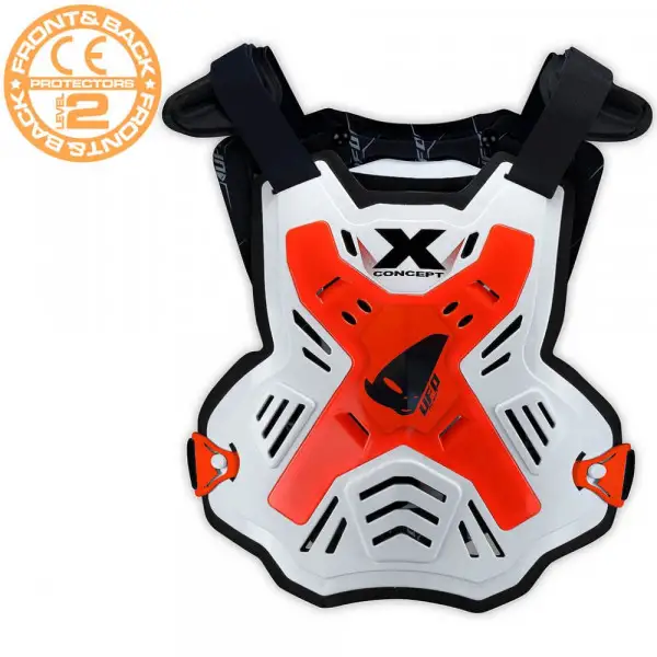 Harness cross UFO X Concept Evo strapless White Red