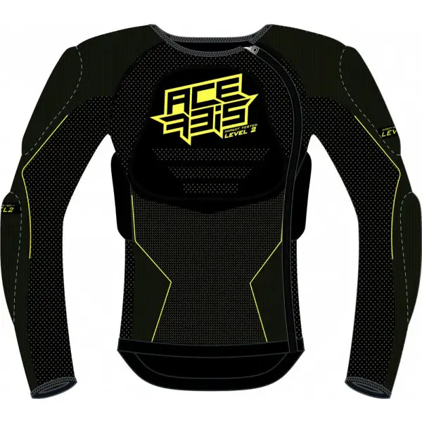 Acerbis X-FIT FUTURE LEVEL 2 KID chest protector black fluo yellow