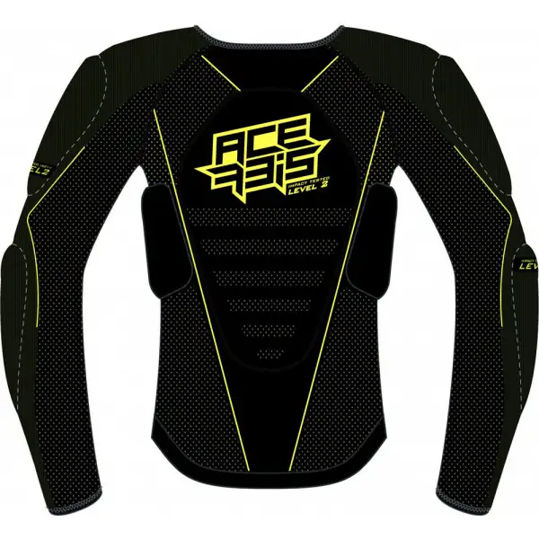 Acerbis X-FIT FUTURE LEVEL 2 KID chest protector black fluo yellow