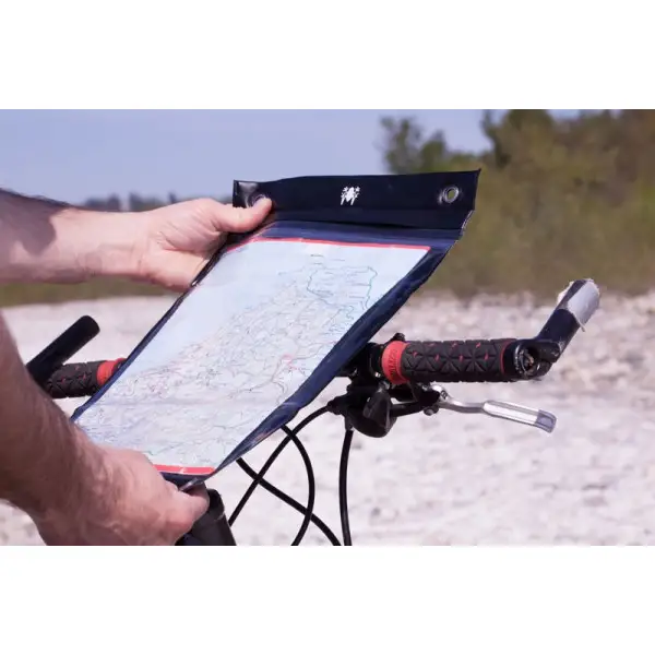 Amphibious Dry Map waterproof Map and tablet holder Black