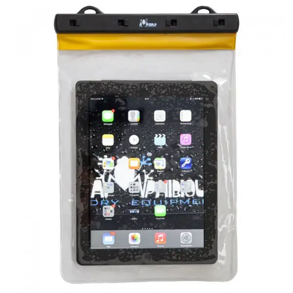 Amphibious Protect iPad waterproof tablet Holder Yellow