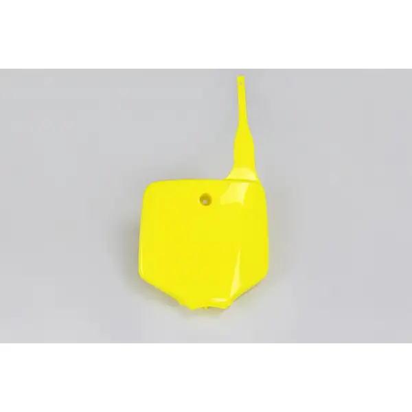 UFO front number holder for Kawasaki KX 65 and KLX 110 Yellow