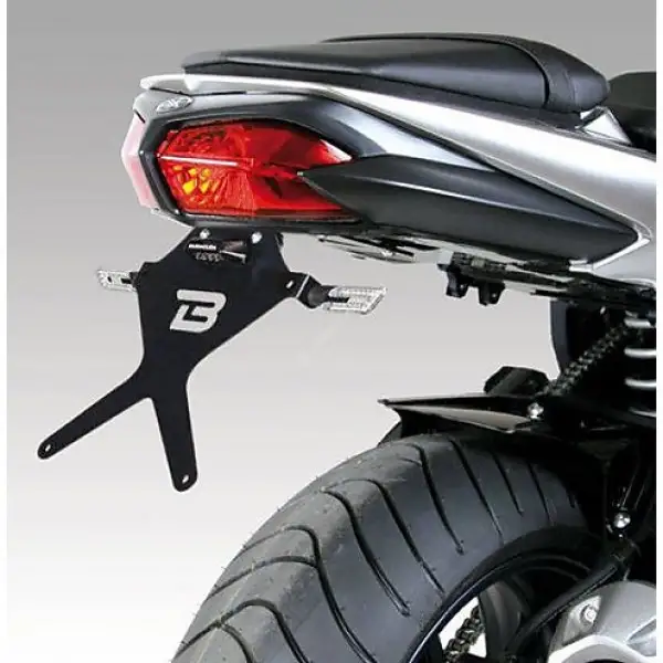Barracuda YF1104BN Reclining Specific License Plate Holder for Yamaha
