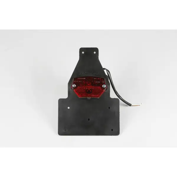 Ufo rubber license plate holder with black taillight