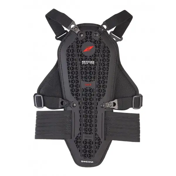 Back and chest protection for children Zandonà NETCUBE ARMOR KID x7 Black