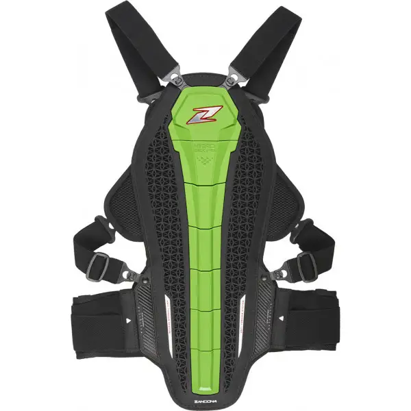 Zandonà HYBRID ARMOUR X6 Full Back and Chest Protector Green