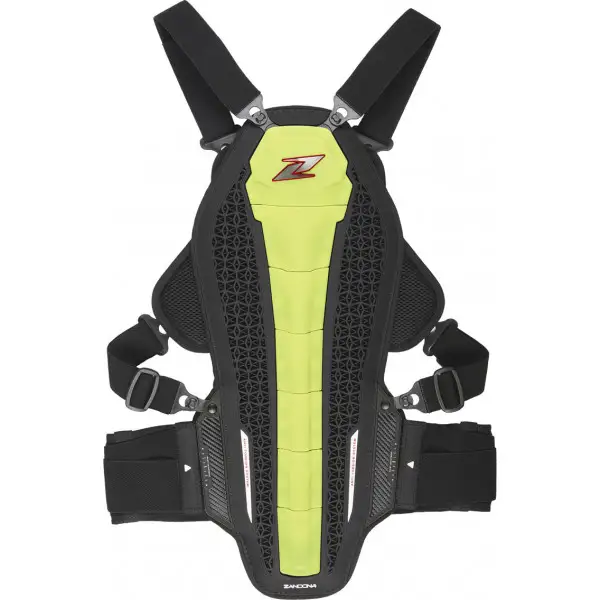 Zandonà HYBRID ARMOUR X8 Full Back and Chest Protector Yellow