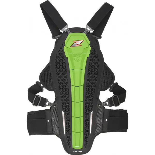 Zandonà HYBRID ARMOUR X8 Full Back and Chest Protector Green